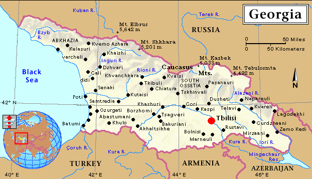 Tbilisi map